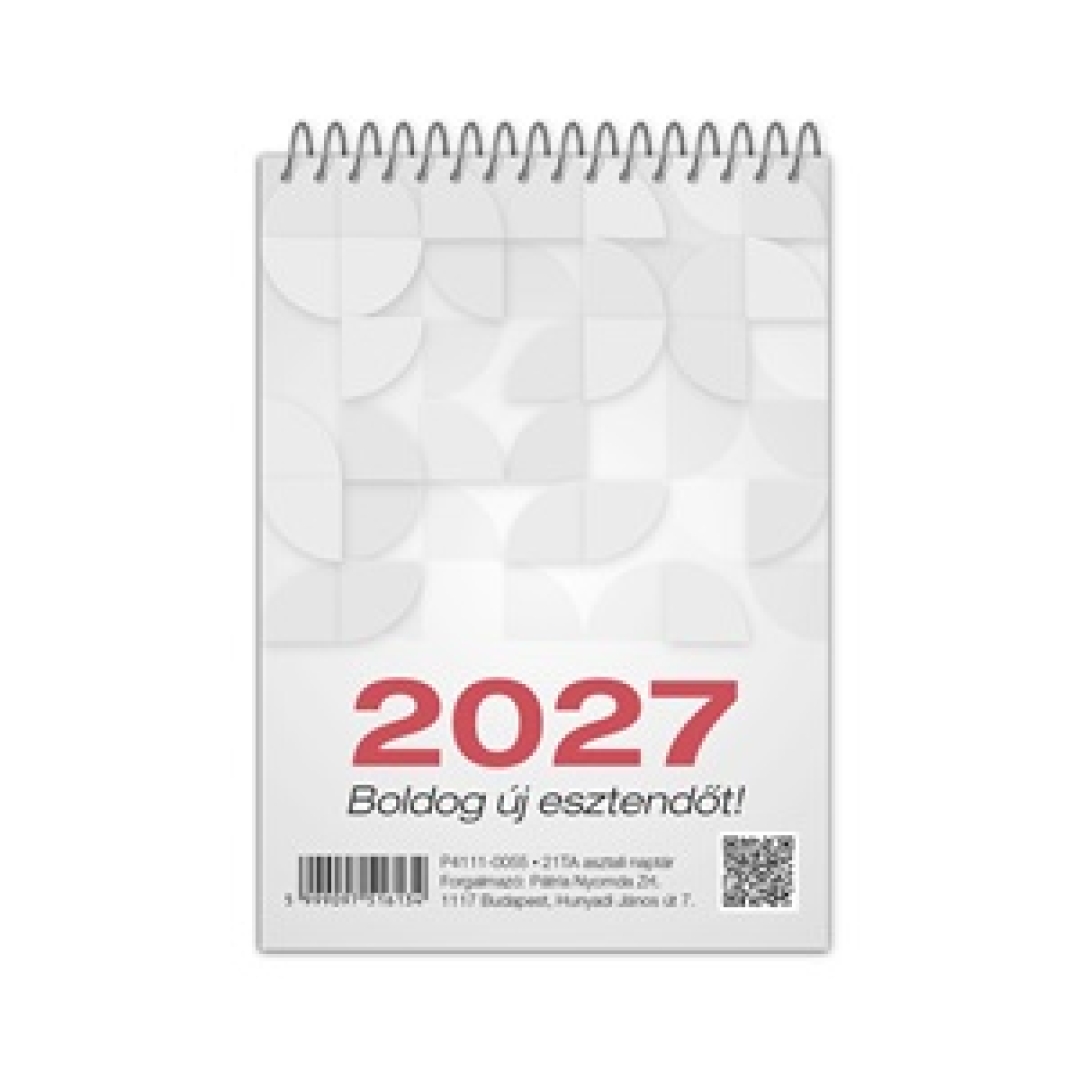 Asztali naptár kicsi 2027 általános (0000050)