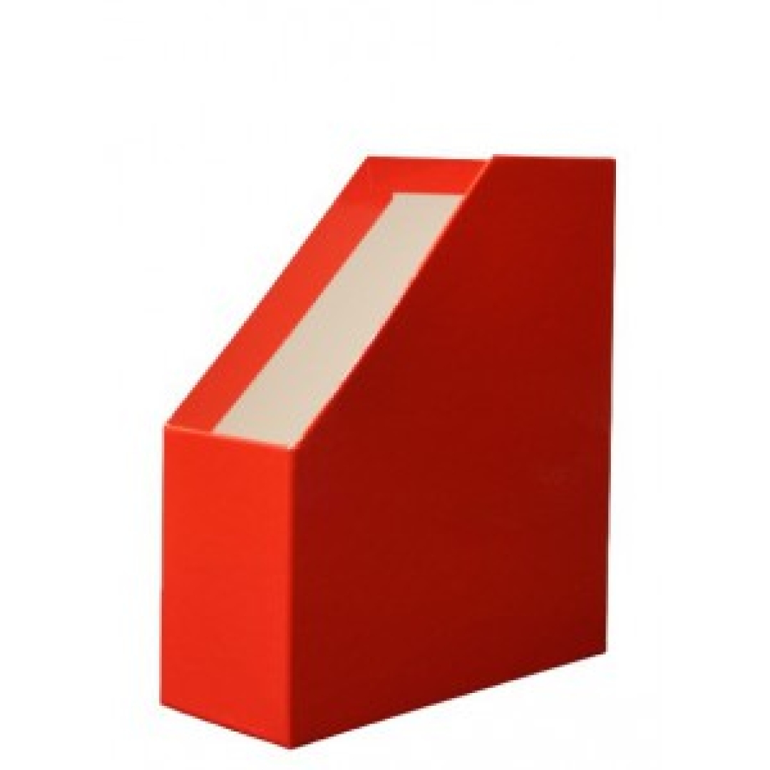 Irattartó papucs merevfalú fóliás egyszínű piros (0000108)