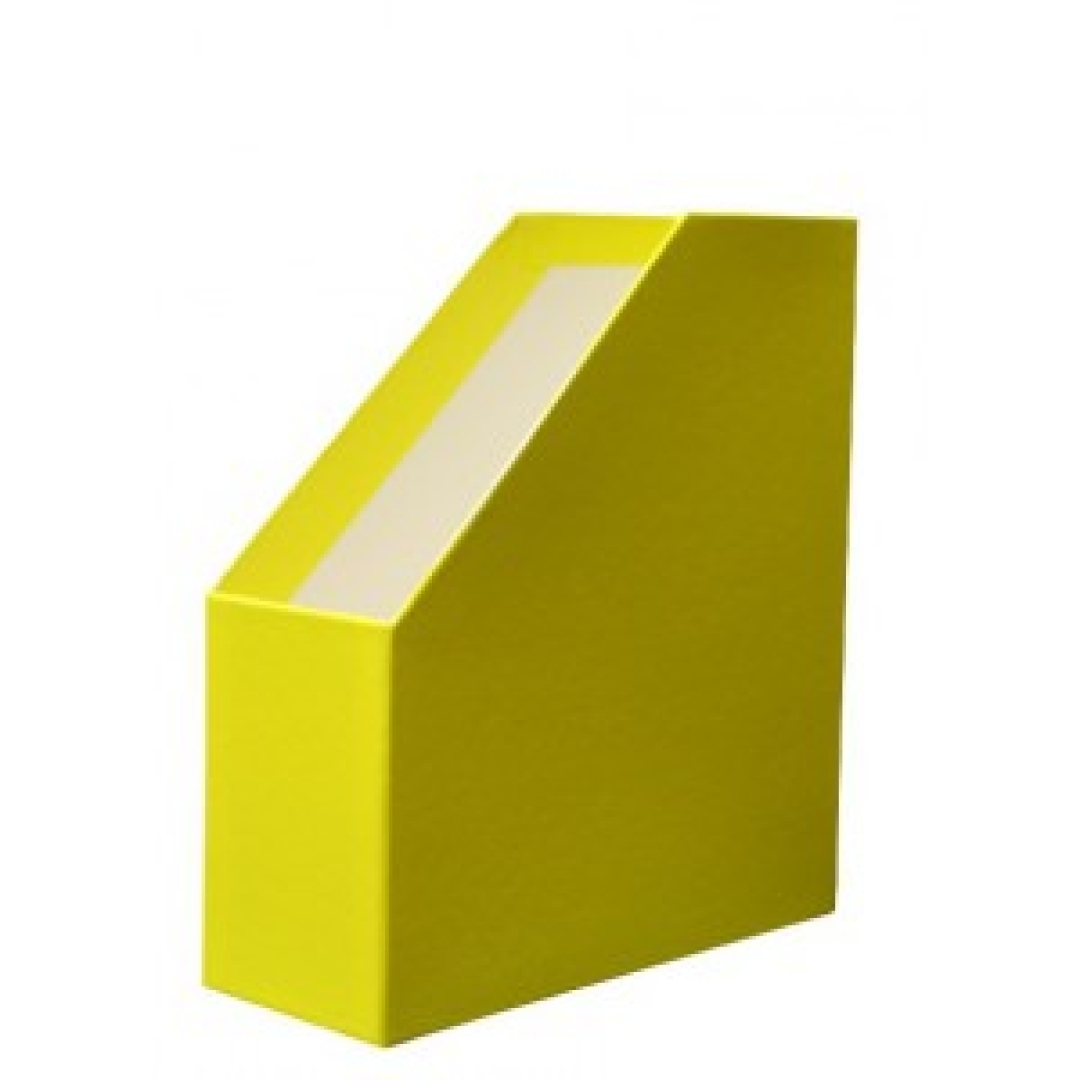 Irattartó papucs merevfalú fóliás egyszínű sárga (0000110)