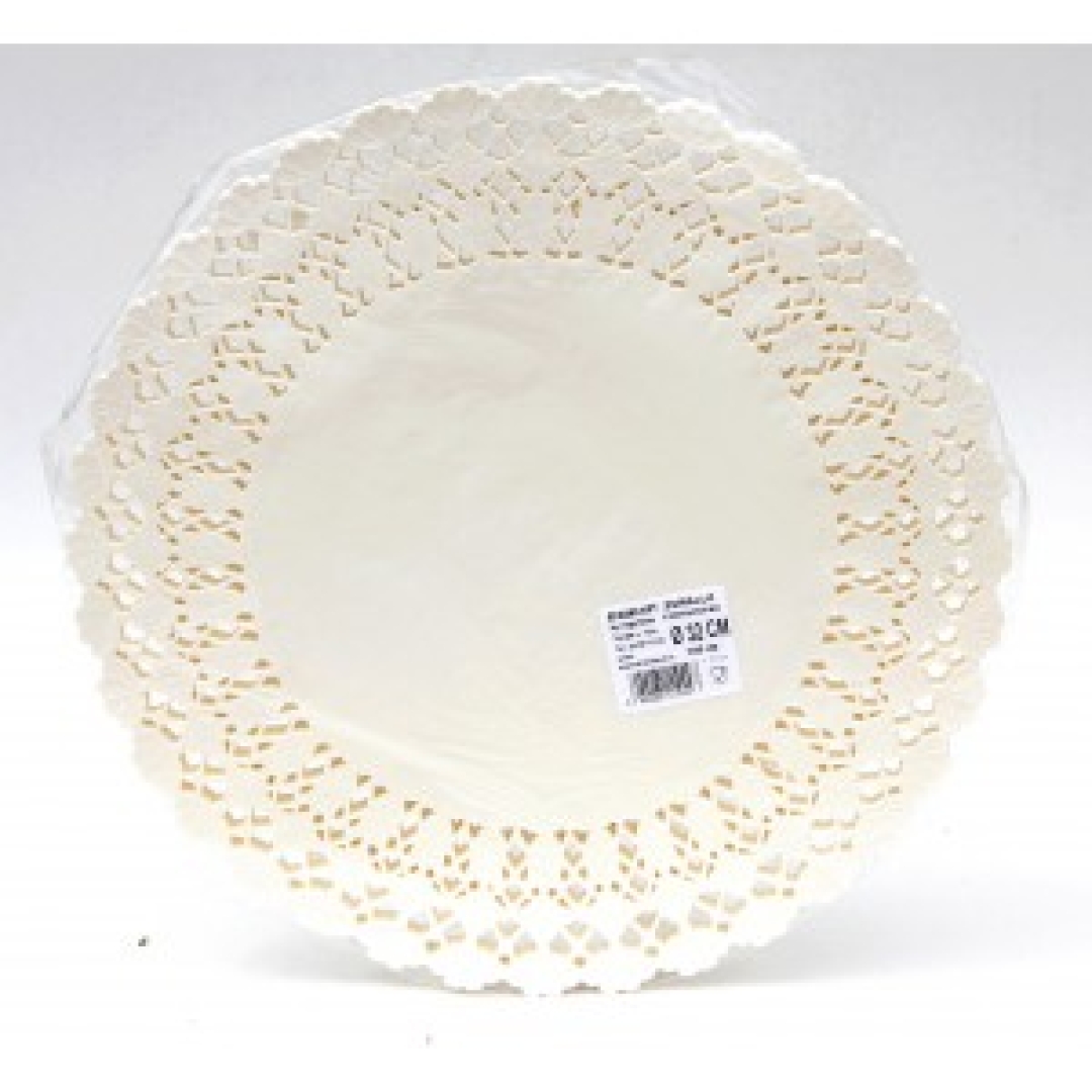 Tortacsipke (320mm) kerek, fehér (0000188)