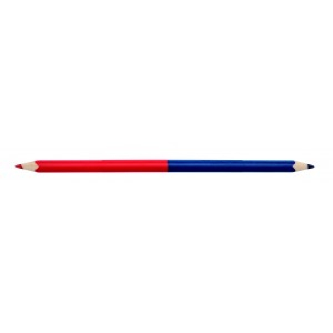 Színes ceruza ICO szóló háromszög piros-kék (0000314)