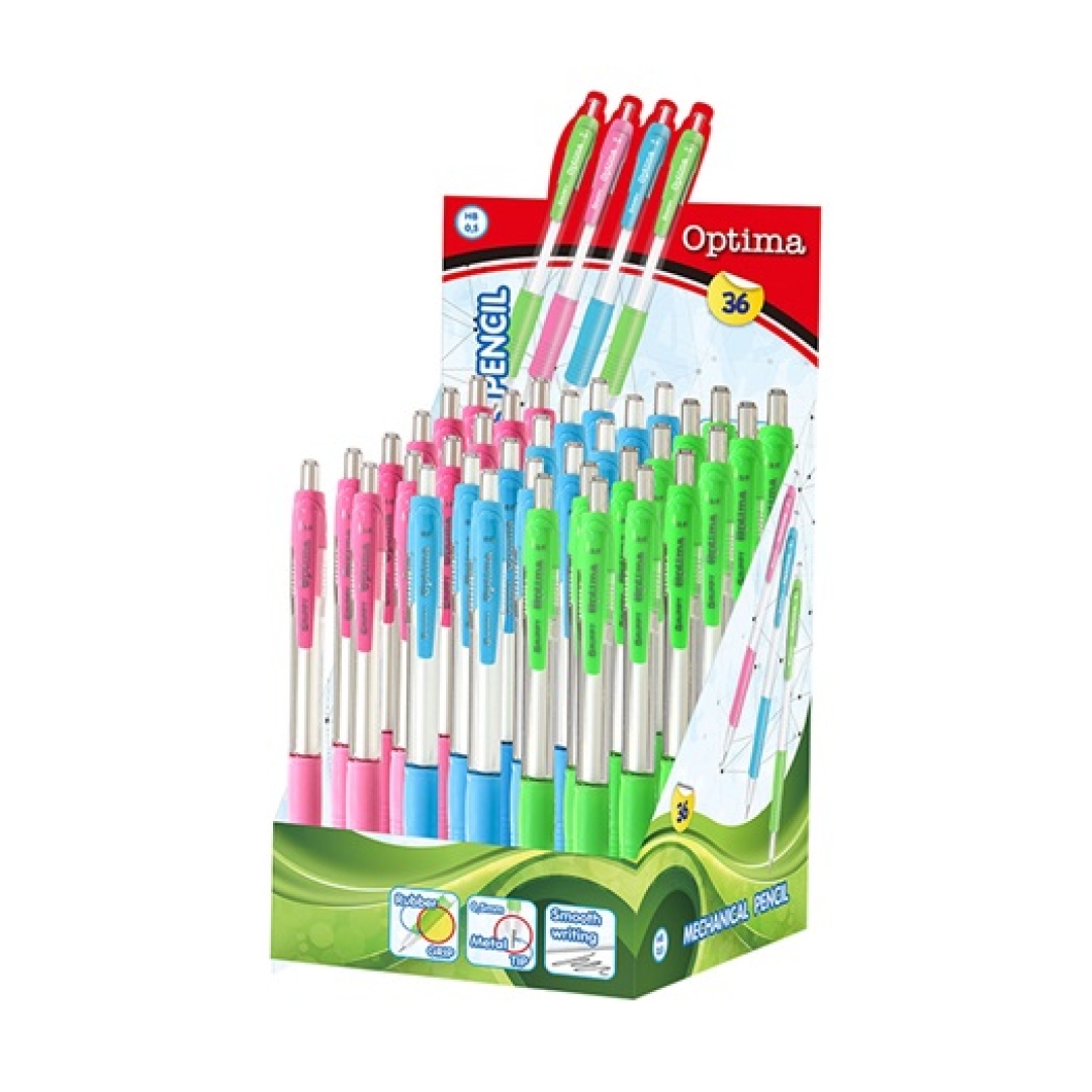 Nyomósirón OPTIMA 0,5 mm, vegyes színek (0000318)