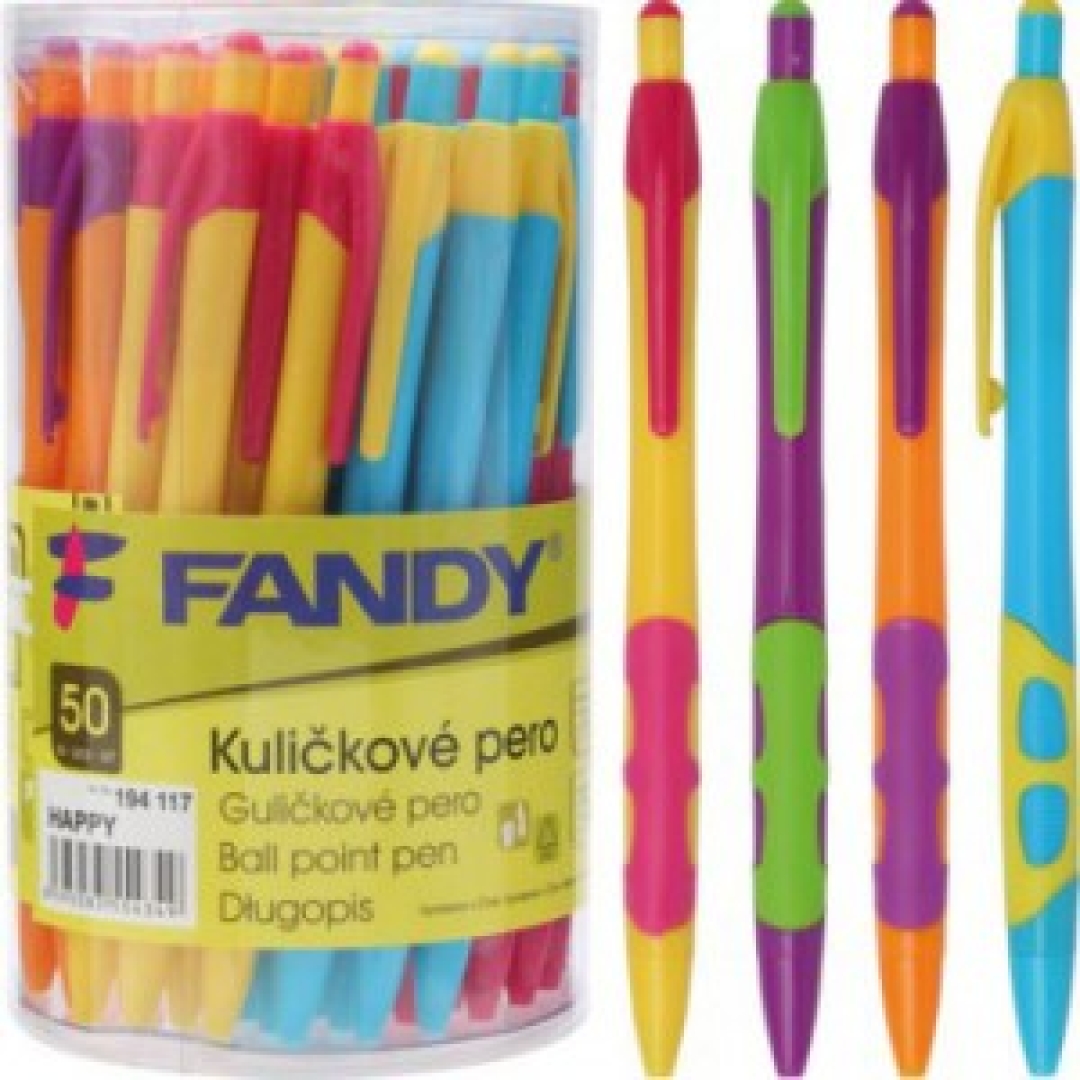 Golyóstoll FASTING Write (0,5mm) TY-144 Fandy/144 színes testű (0000331)