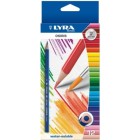 Színes ceruza készlet háromszögletű Lyra Osiris akvarell 12 db-os