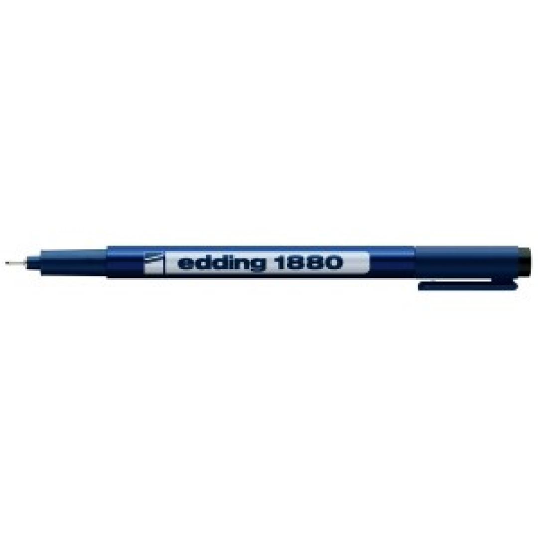 Tűfilc EDDING 1880 Drawliner (0,3mm) műszaki rajzhoz fekete (0000395)