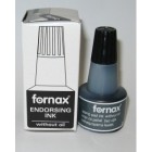 Bélyegzőfesték FORNAX/Blue Ring/EVOffice/BL fekete 30ml