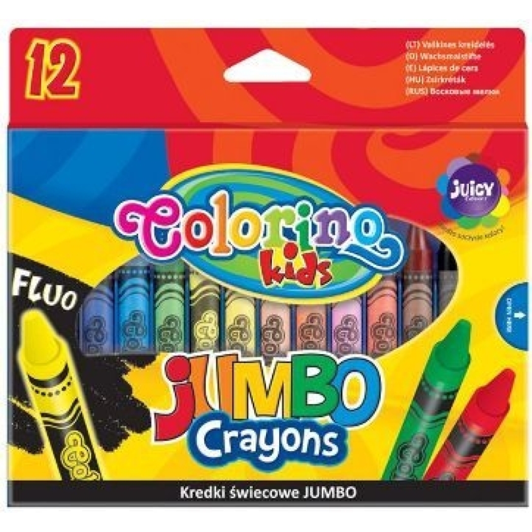 Colorino Kids Jumbo zsírkréta 12 darabos (0000571)