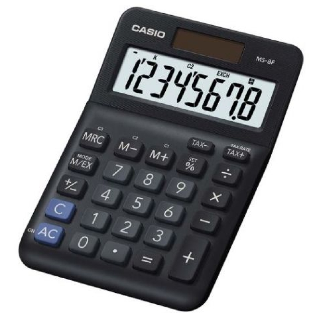 Számológép asztali CASIO MS-8F S 8 digit (0000672)