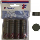 Mágnes FANDY meztelen 15mm korong, 40db/csg