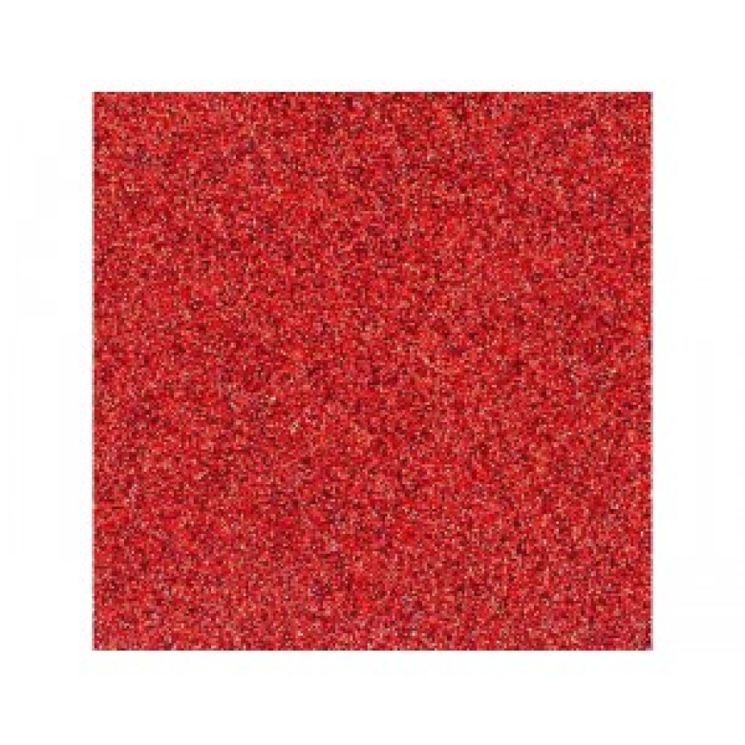 Dekorgumi lap A/4 (2mm) csillámos öntapadós piros (0000731)
