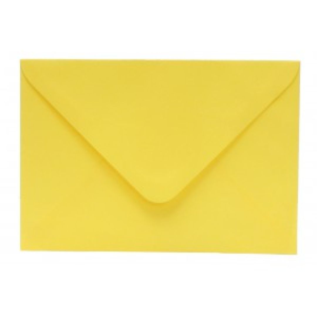 Színes boríték OFFICE 21 LC/6 enyvezett pasztell kanári sárga (0000979)