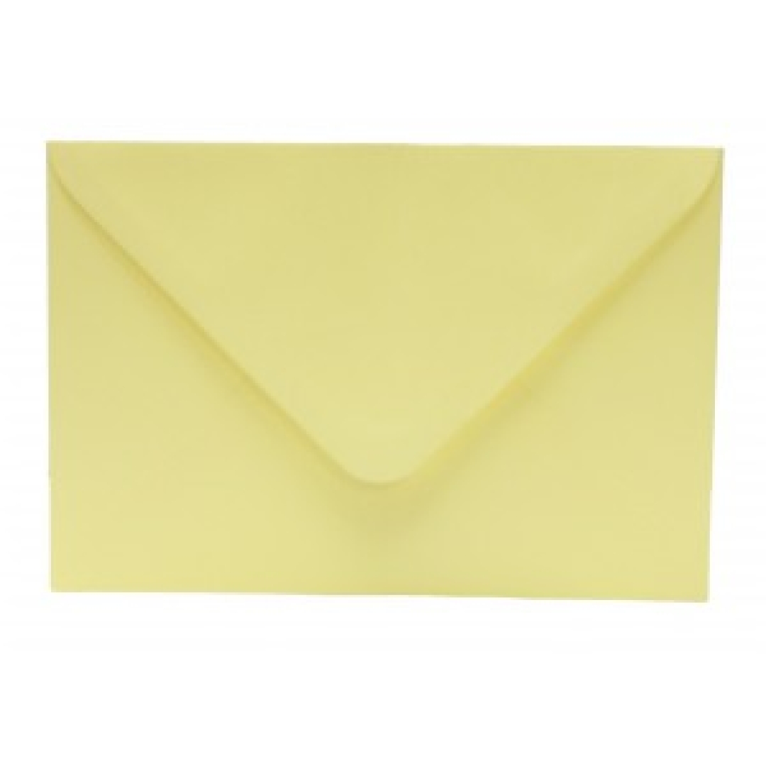 Színes boríték OFFICE 21 LC/6 enyvezett pasztell banán sárga (0000986)