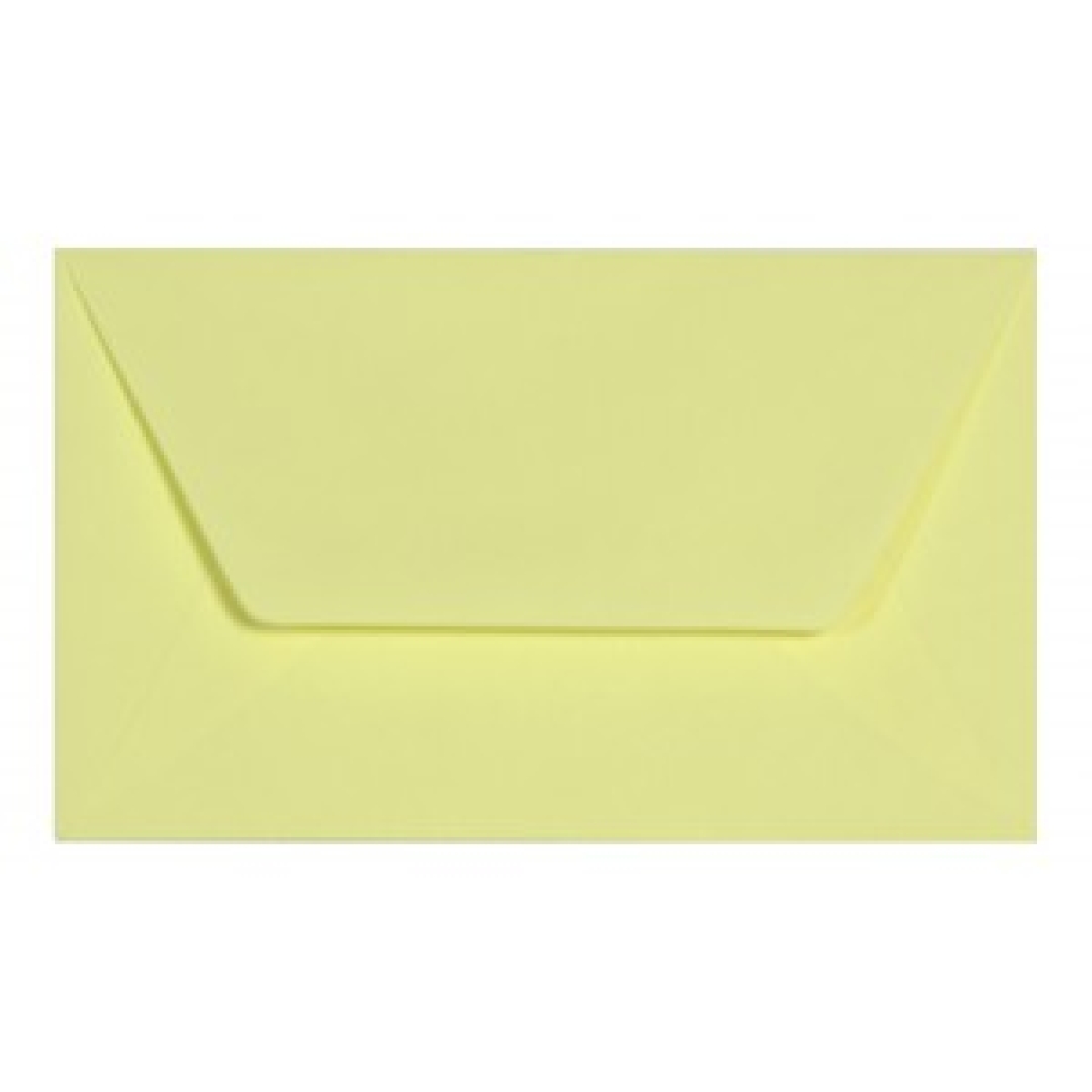 Színes boríték OFFICE 21 (70X117) névjegy enyvezett pasztell banán sárga (0000990)