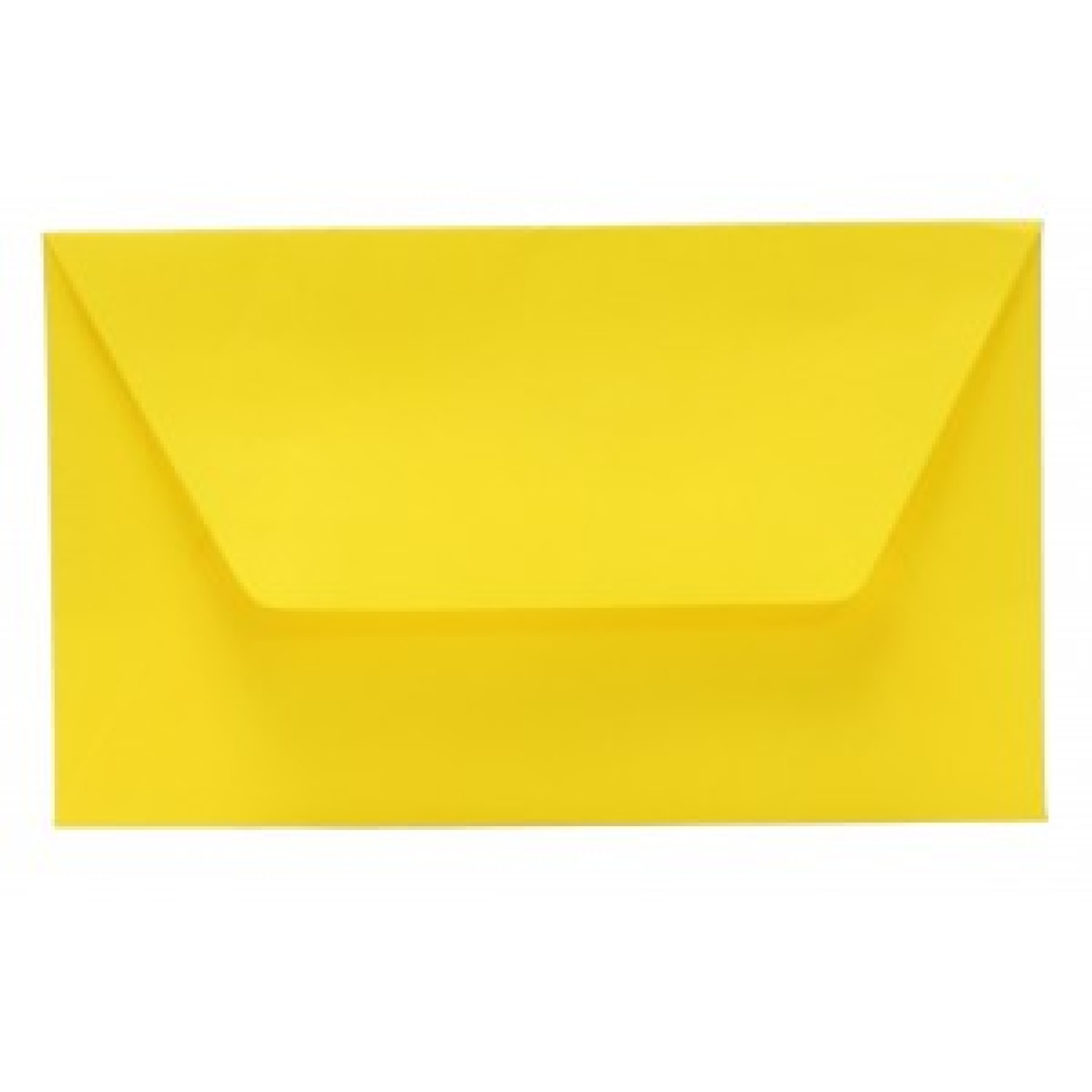 Színes boríték OFFICE 21 (70X117) névjegy enyvezett pasztell kanári sárga (0000991)