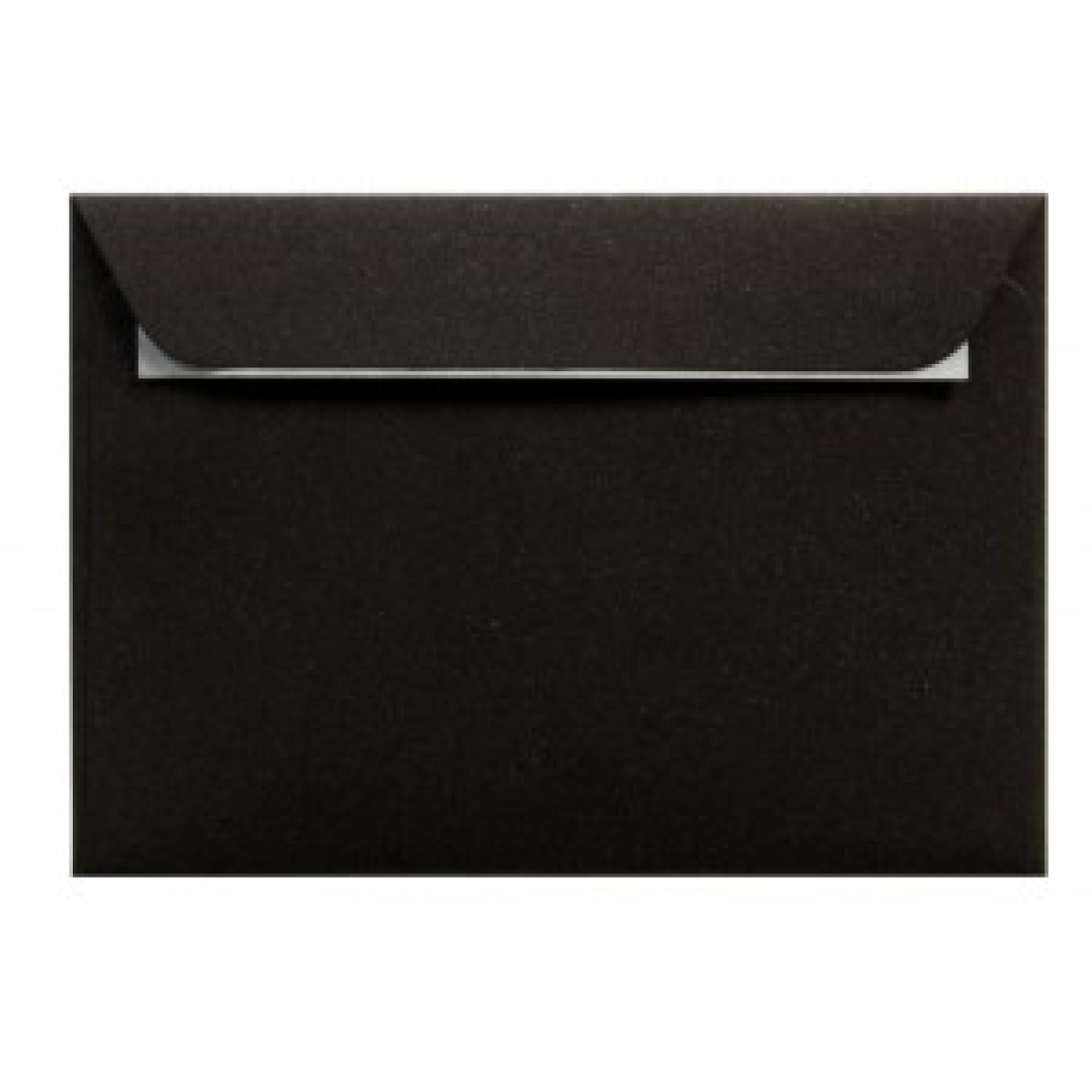 Színes boríték LC/6 selyemfényű fekete (0001012)