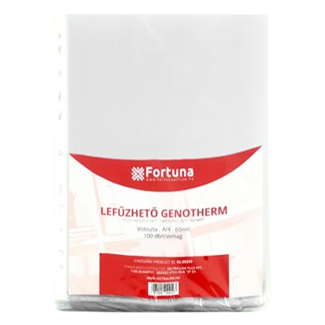 Genotherm FORTUNA A/4 60 mikron narancsos 100 db/csomag (0001074)